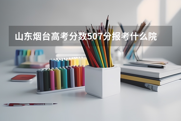 山东烟台高考分数507分报考什么院校合适?