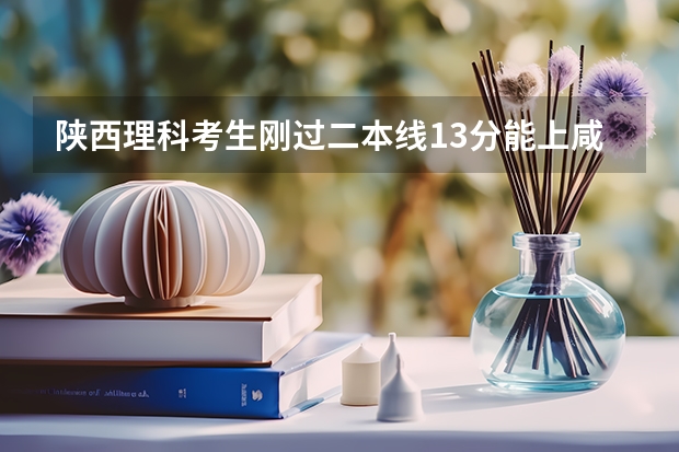陕西理科考生刚过二本线13分能上咸阳师范吗