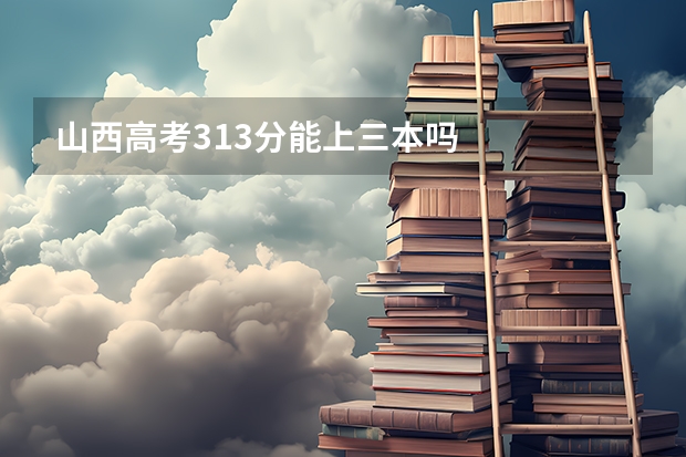 山西高考313分能上三本吗