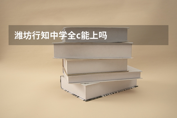 潍坊行知中学全c能上吗