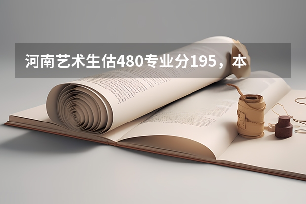 河南艺术生估480专业分195,本科A段什么学校好?(200分)