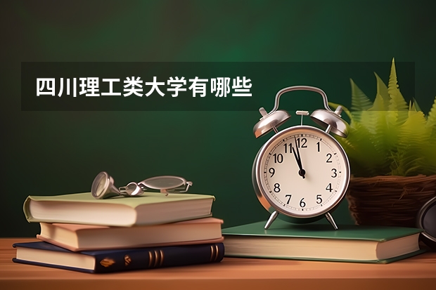 四川理工类大学有哪些