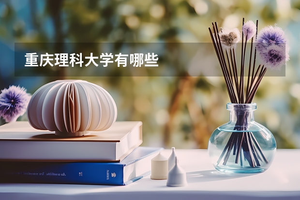 重庆理科大学有哪些