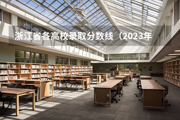 浙江省各高校录取分数线（2023年浙江各大学录取分数线）