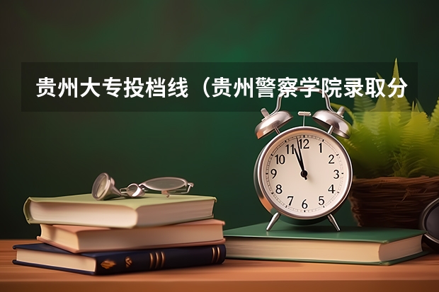 贵州大专投档线（贵州警察学院录取分数线）