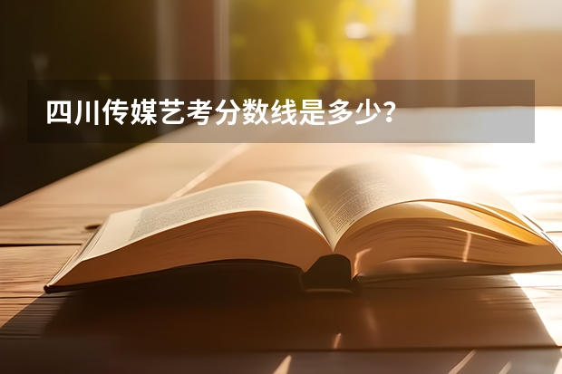 四川传媒艺考分数线是多少？