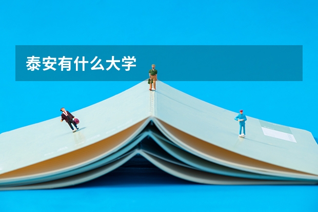 泰安有什么大学