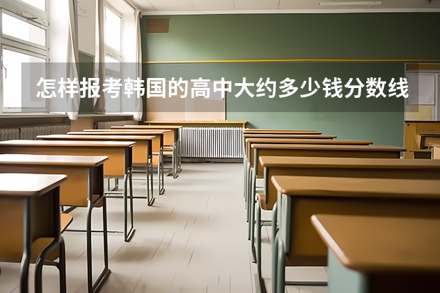 怎样报考韩国的高中大约多少钱分数线多少