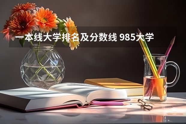 一本线大学排名及分数线 985大学排名及分数线