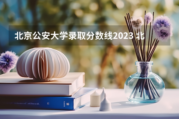 北京公安大学录取分数线2023 北京警察学院各专业录取分数线