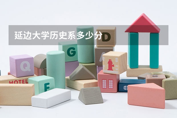 延边大学历史系多少分