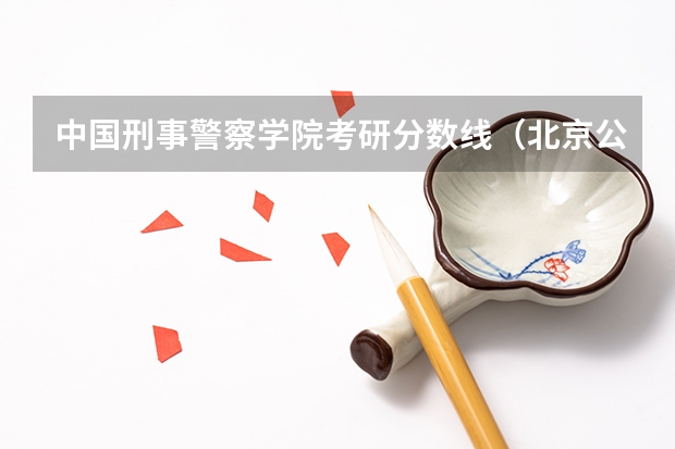 中国刑事警察学院考研分数线（北京公安大学研究生分数线）