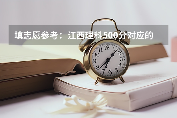 填志愿参考：江西理科500分对应的大学（江西理科500分左右的大学）