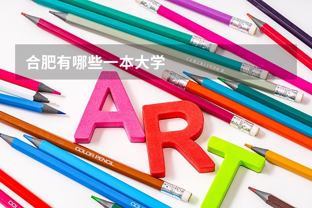 合肥有哪些一本大学