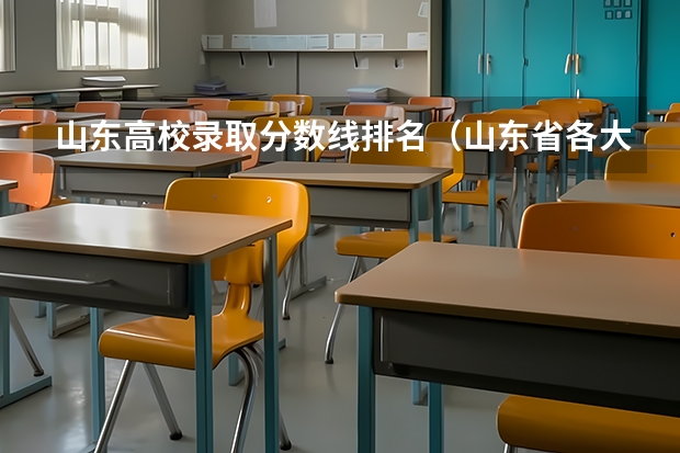 山东高校录取分数线排名（山东省各大学录取分数线）