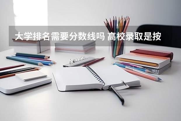 大学排名需要分数线吗 高校录取是按照分数还是排名