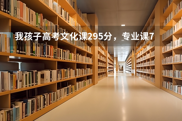 我孩子高考文化课295分,专业课74分.报考山东艺术学院艺术专科有希望吗 ?