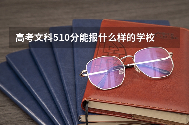 高考文科510分能报什么样的学校