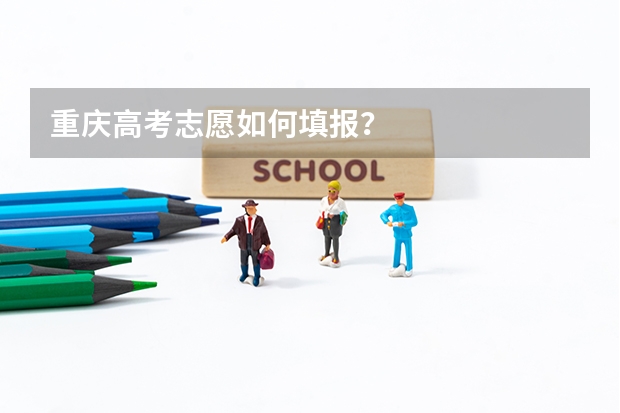 重庆高考志愿如何填报？