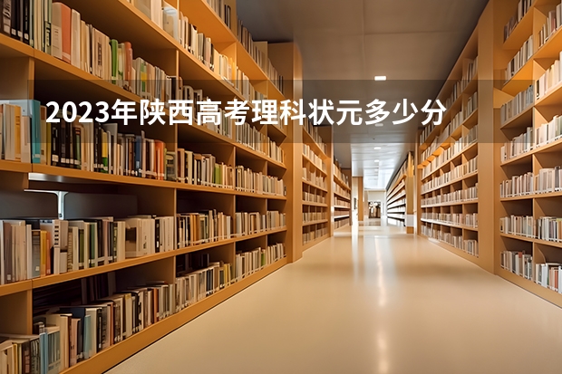 2023年陕西高考理科状元多少分