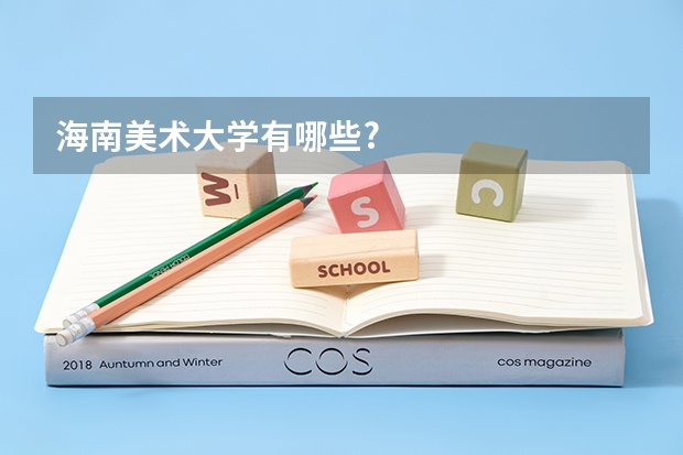 海南美术大学有哪些?
