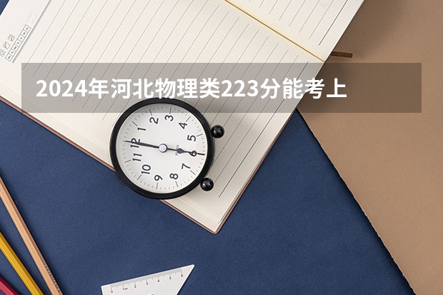 2024年河北物理类223分能考上什么大学？