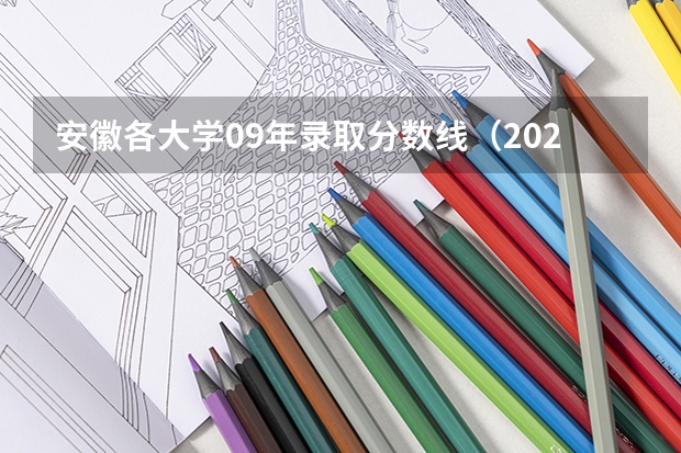 安徽各大学09年录取分数线(2023年大学文科录取线)