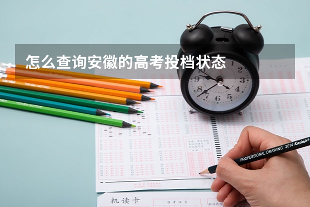 怎么查询安徽的高考投档状态