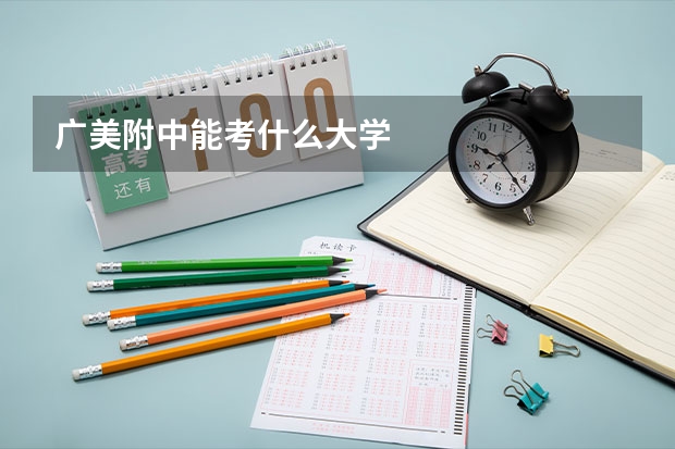 广美附中能考什么大学