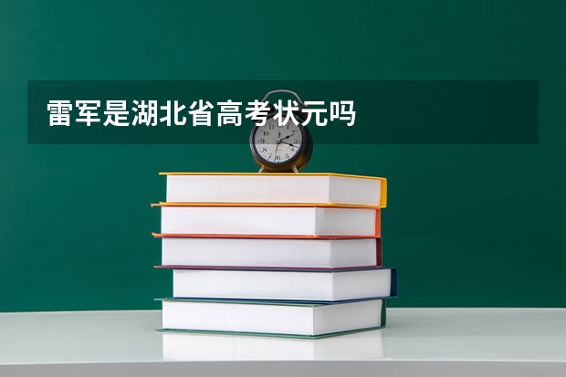 雷军是湖北省高考状元吗