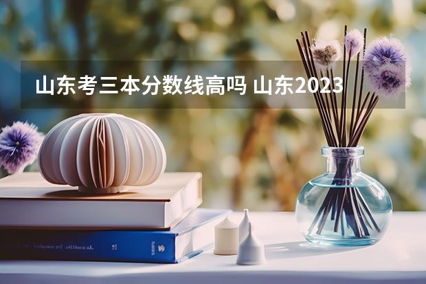 山东考三本分数线高吗 山东2023一本二本三本的分数线