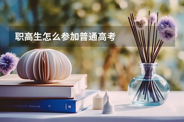 职高生怎么参加普通高考